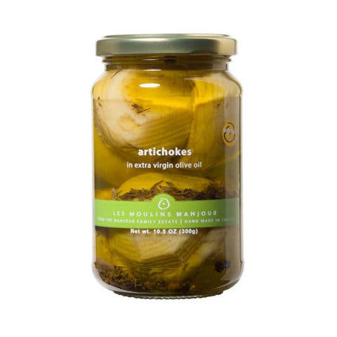 Organic Artichoke Hearts in Olive Oil | Moulin Mahjoub