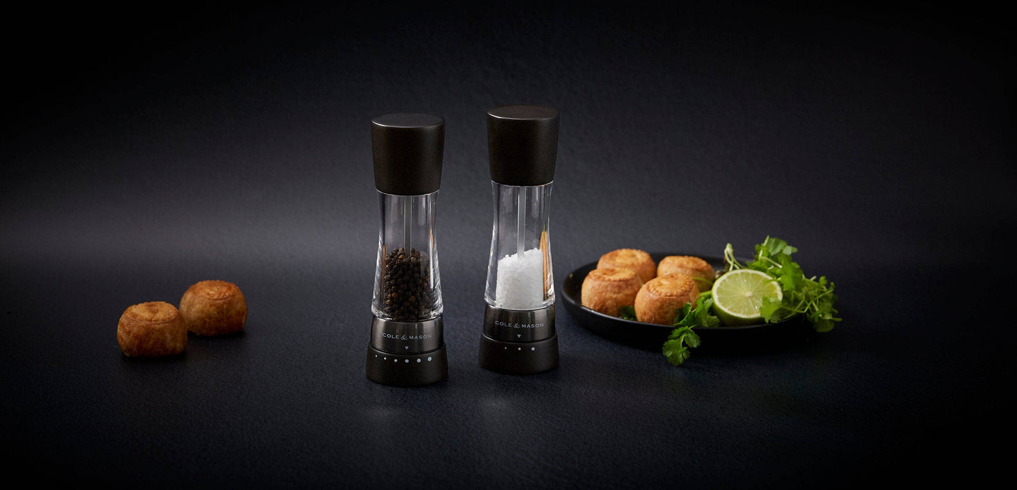 Cole & Mason - Derwent Salt & Pepper Mill Gift Set, Black Wood