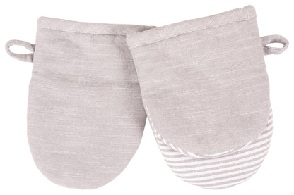 KAF Home, Strada Set of 2 Chambray Mini Mitts