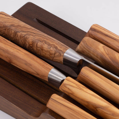 Acacia In-Drawer Knife Holder - 11 Slot