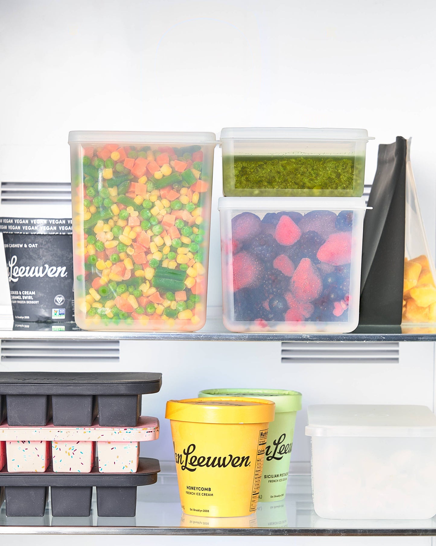 W&P Freezer Cube Storage Containers