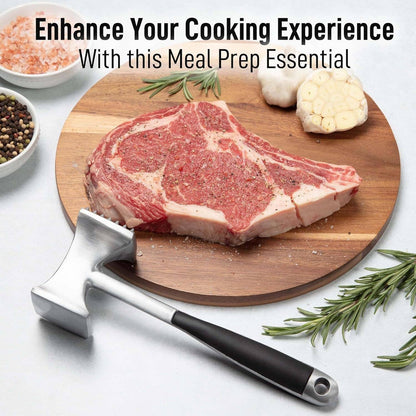 Zulay, Dual Sided Heavy Duty Meat Hammer Tenderizer