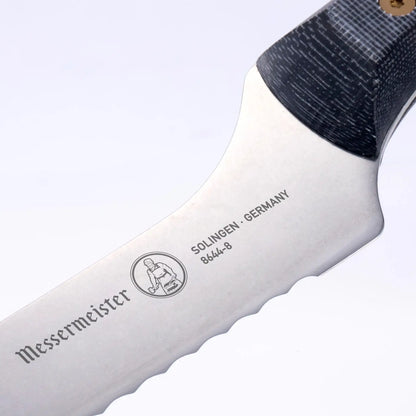 Messermeister 8" Custom, Offset Scalloped Knife