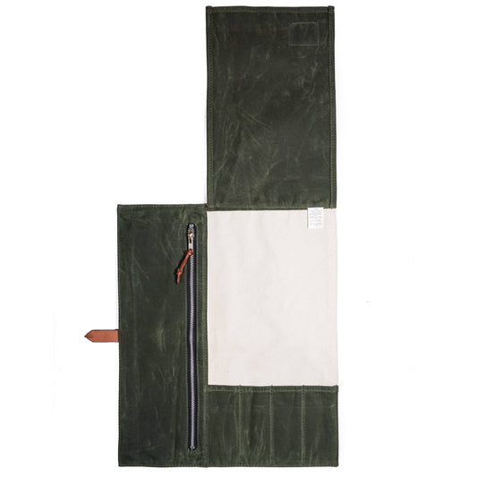 Hardmill, Waxed Canvas Compact Knife Roll