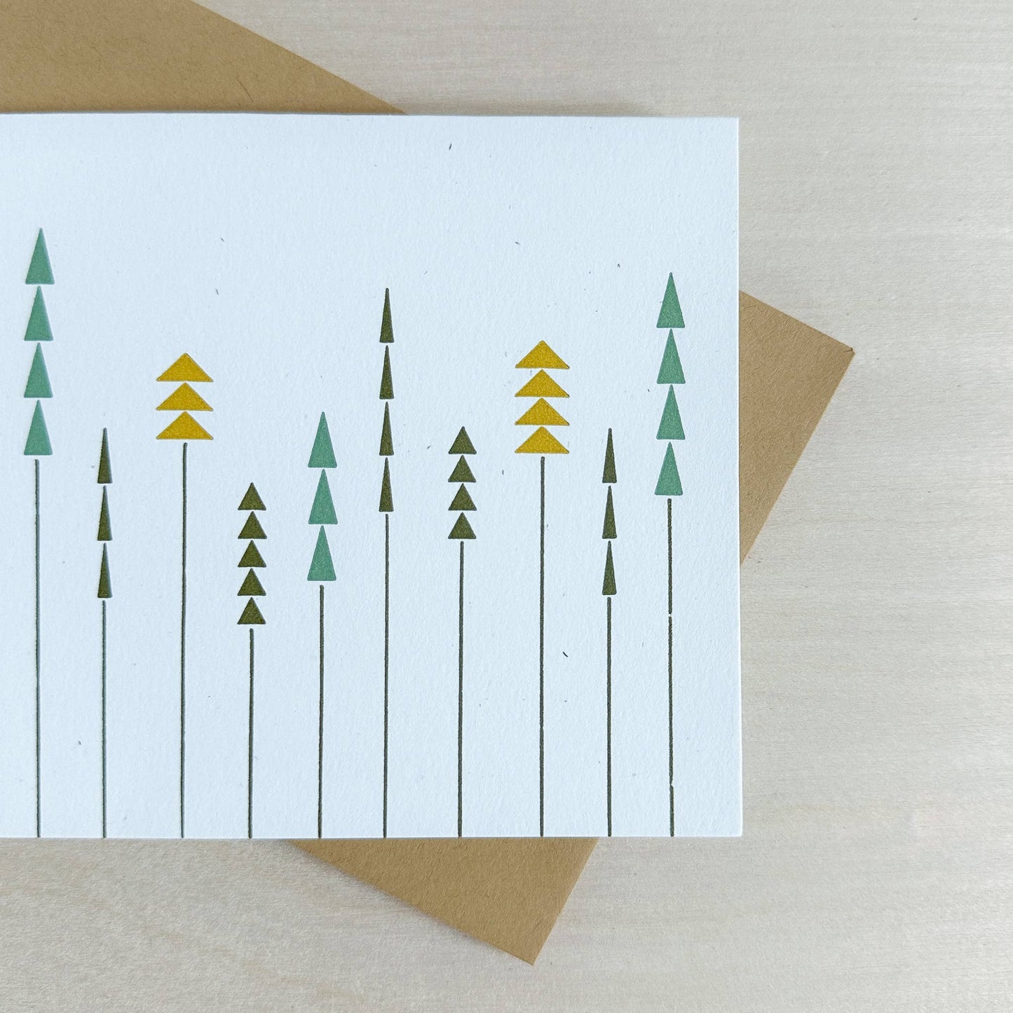 Gingerly Press, Pine Grove Folding Card