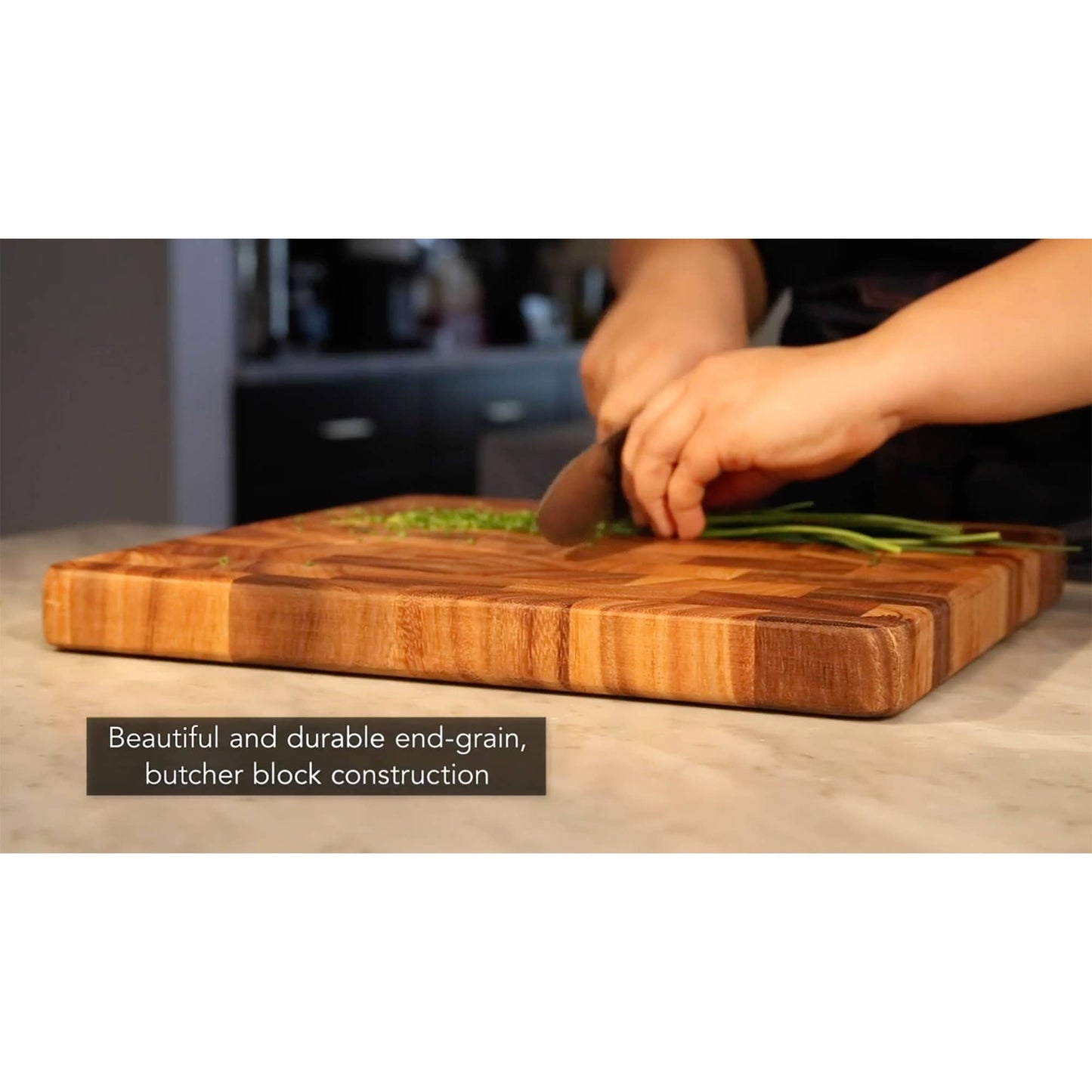 Ironwood,  Acacia End Grain Cutting Board - 20"x 14"x1.25"