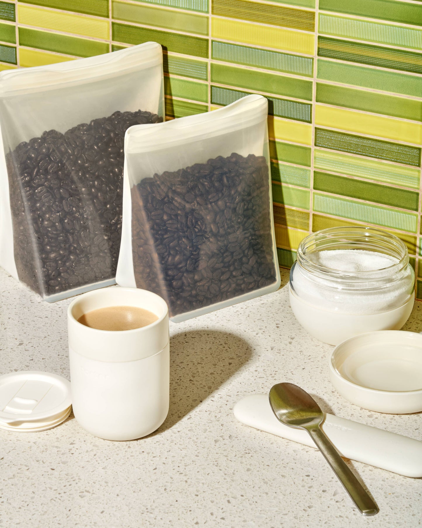 W&P Reusable Silicone Stand Up Bags