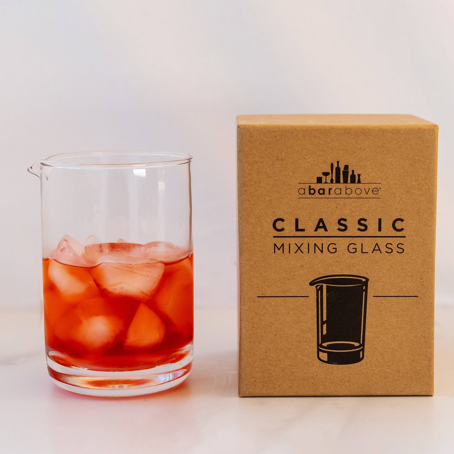Craft Cocktail Mixing Glass - Classic Style