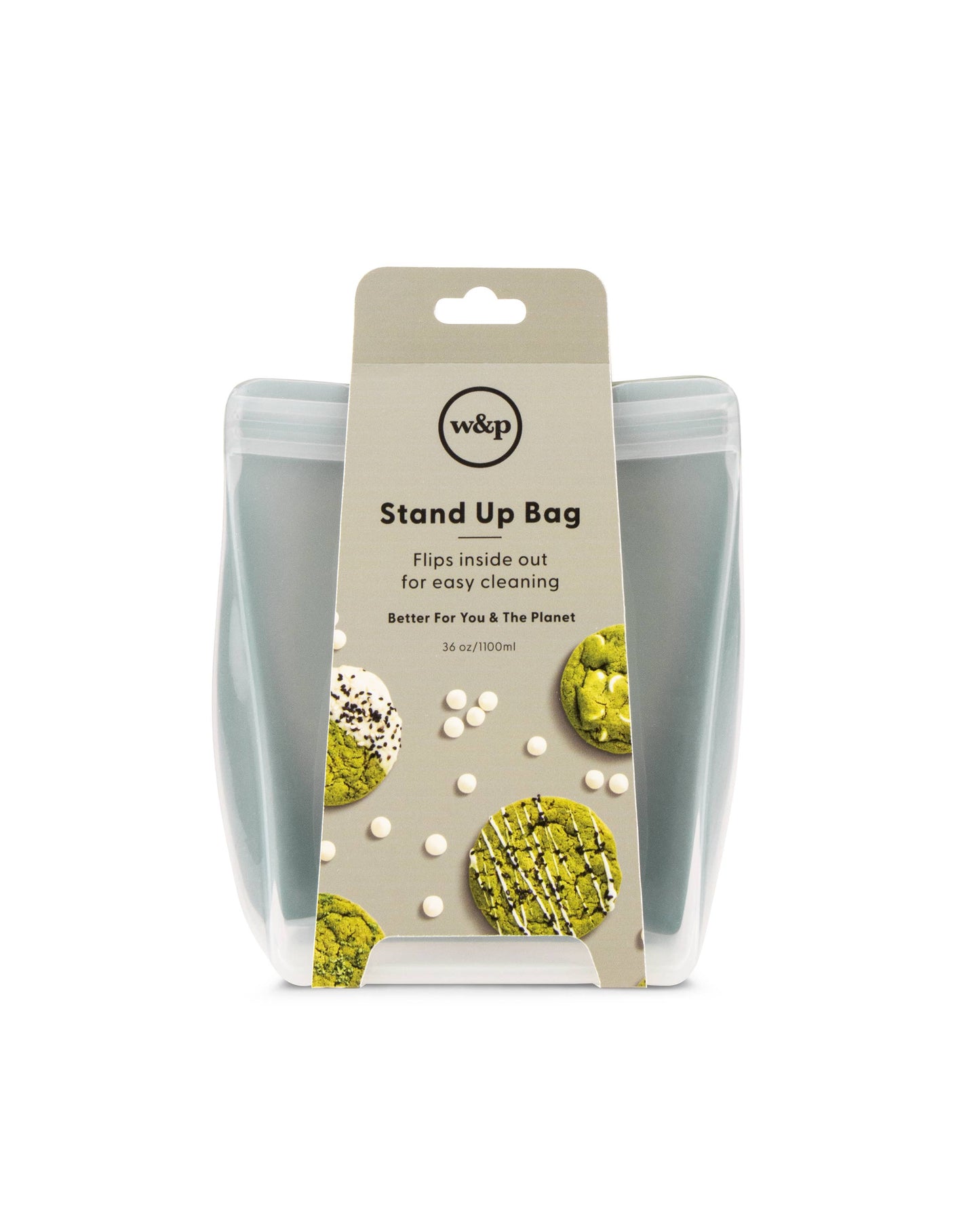 W&P Reusable Silicone Stand Up Bags