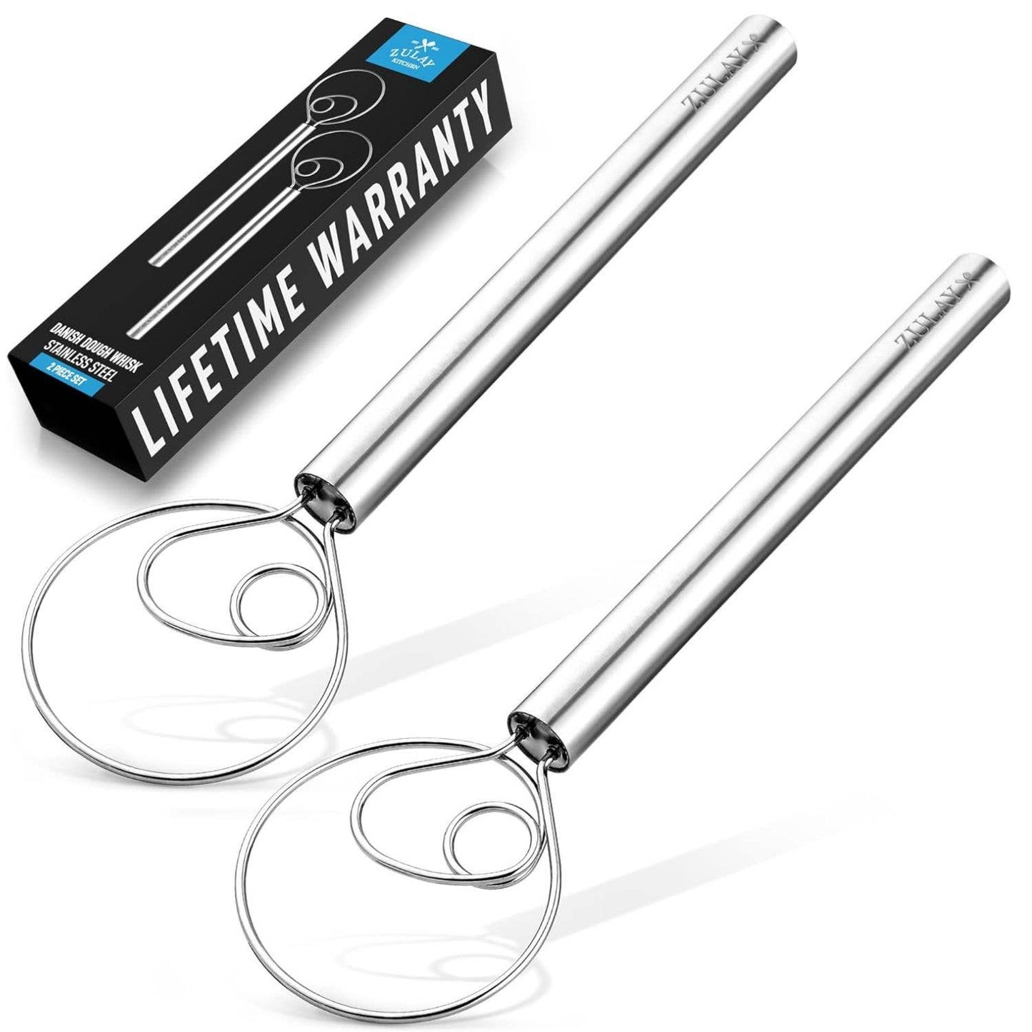 Zulay, Danish Dough Whisk Stainless Steel