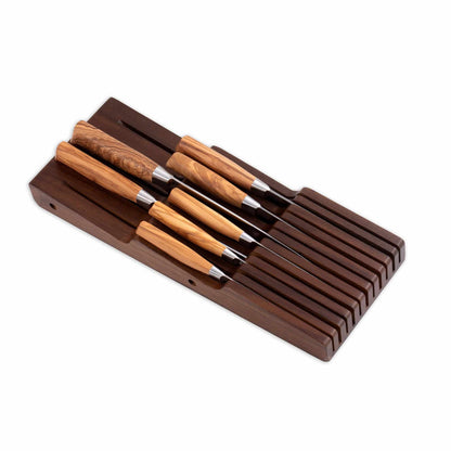 Acacia In-Drawer Knife Holder - 11 Slot