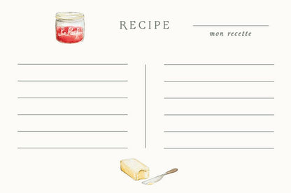 Vivi et Margot, Hand Illustrated Recipe Card Box Set 24