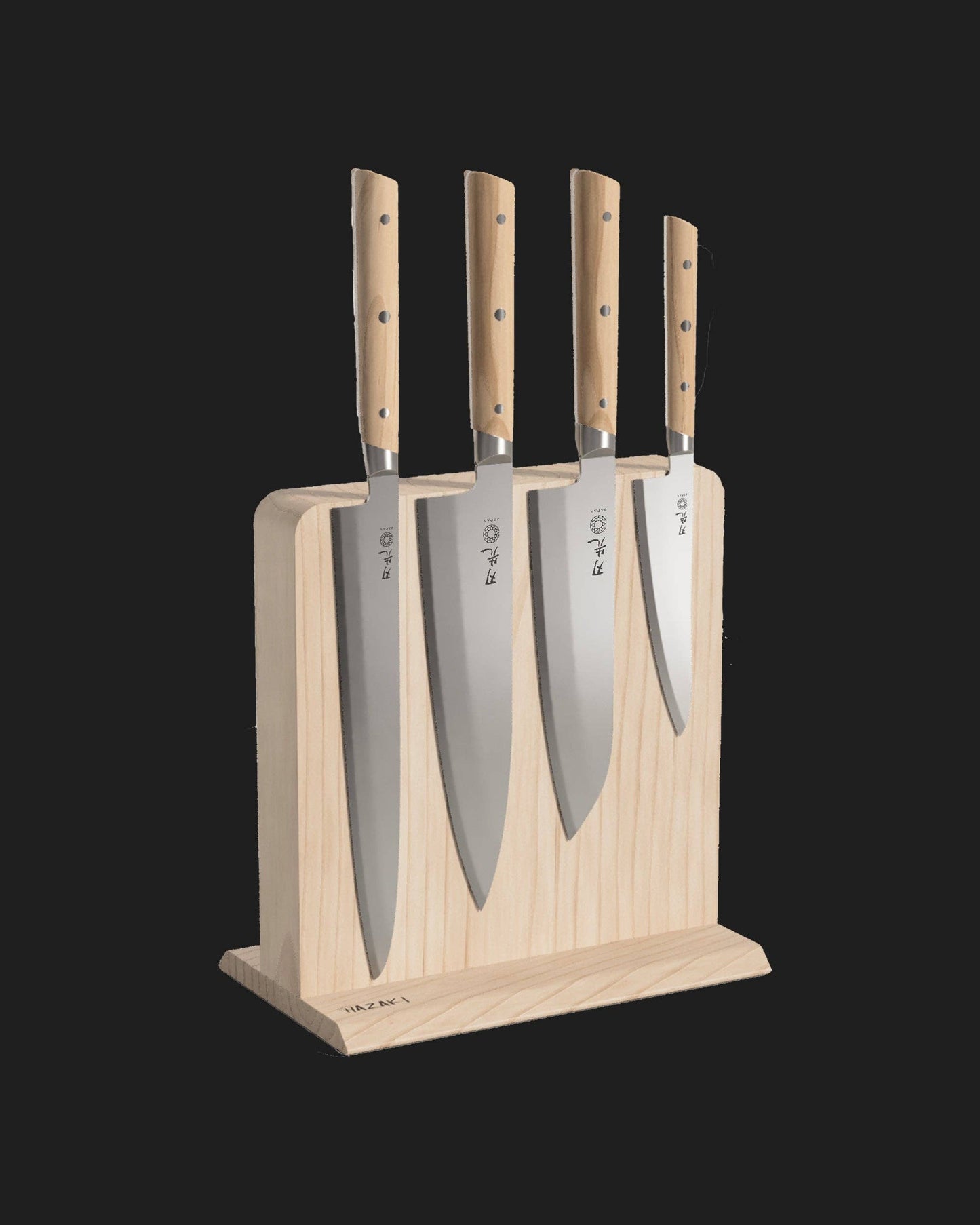 Hazaki, Oak Magnetic Knife Block
