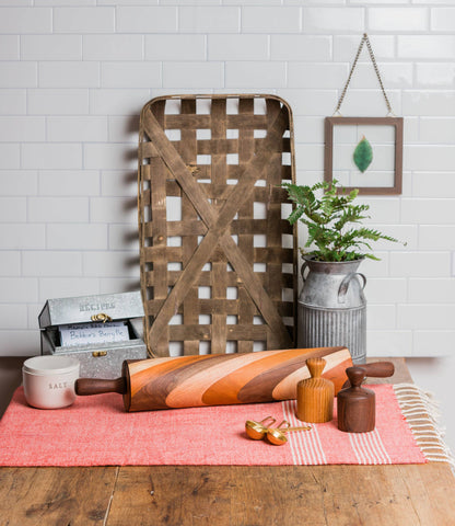 BIG BERTHA | EXTRA LARGE ROTARY ROLLING PIN | HANDMADE