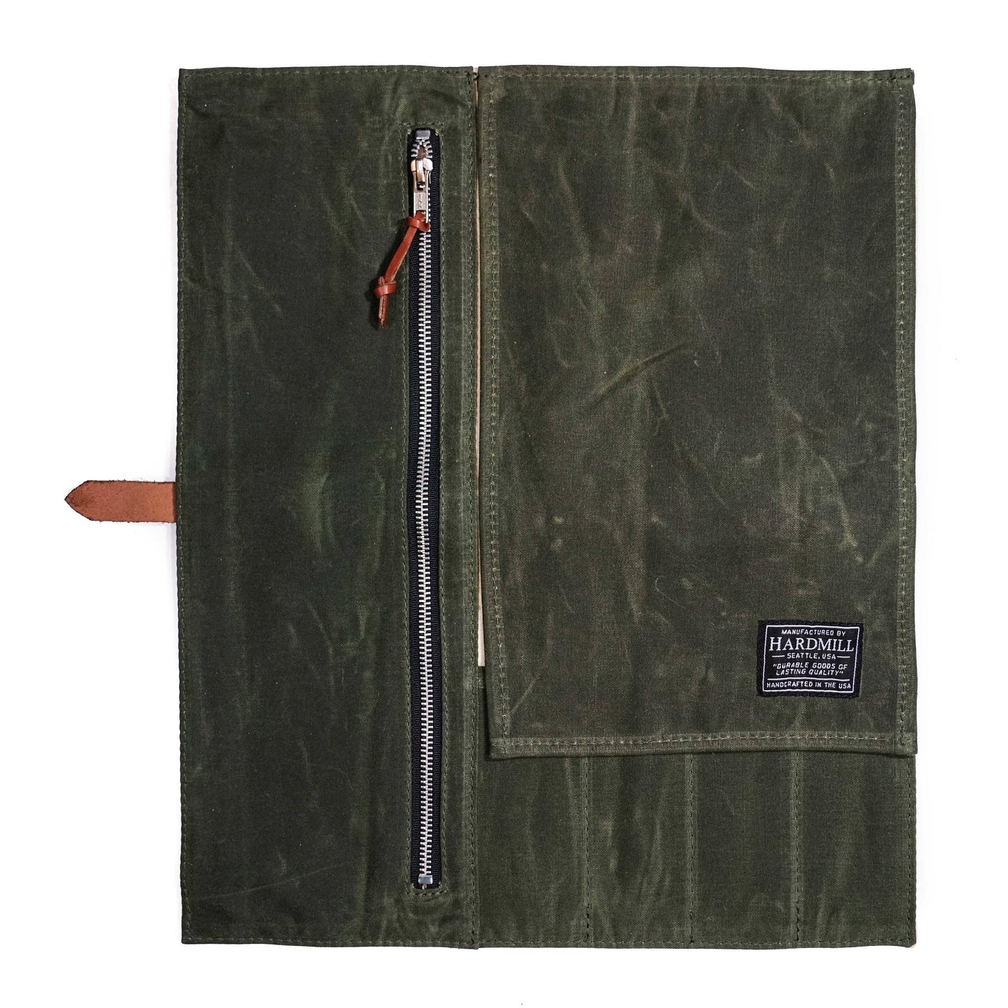 Hardmill, Waxed Canvas Compact Knife Roll
