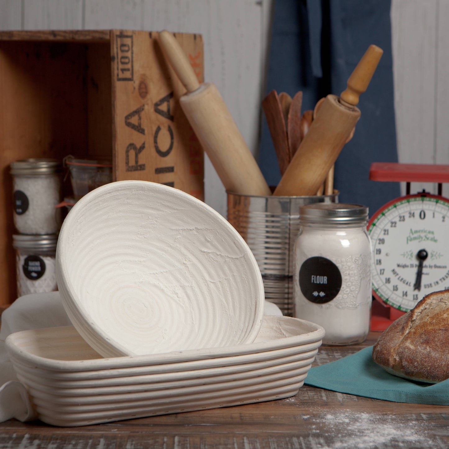 Banneton Bread Proofing Basket, Round 9 inch