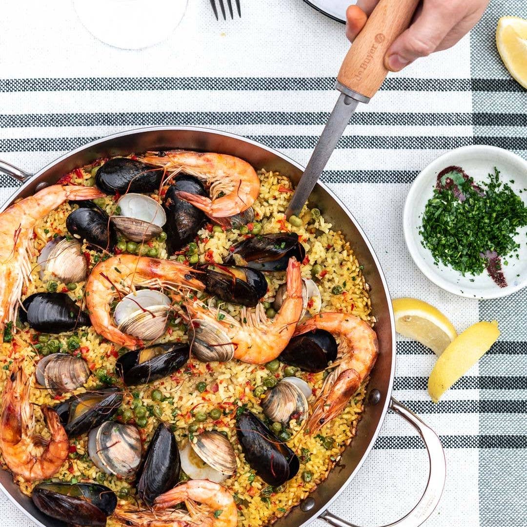 De Buyer - MINERAL B Carbon Steel Paella Pan