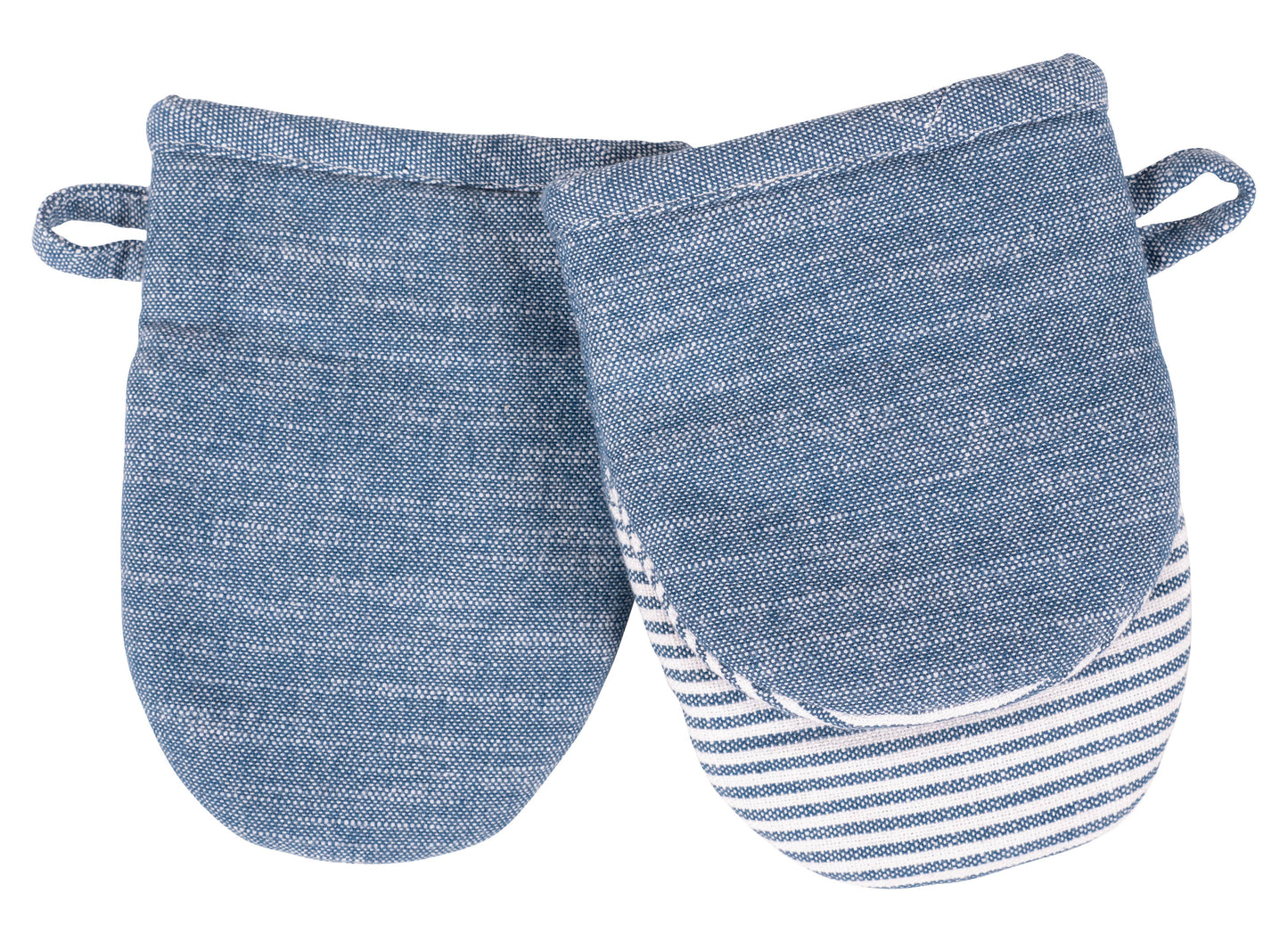 KAF Home, Strada Set of 2 Chambray Mini Mitts
