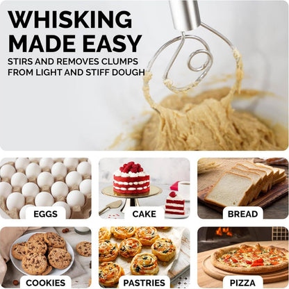Zulay, Danish Dough Whisk Stainless Steel