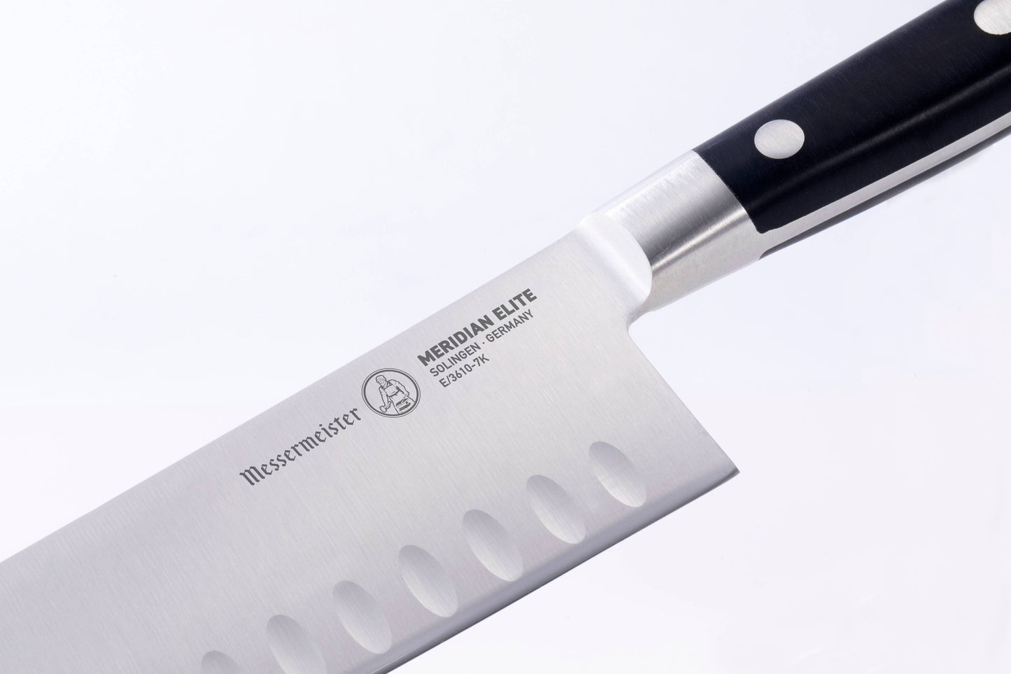 Messermeister 7" Meridian Elite, Kullenschliff Santoku