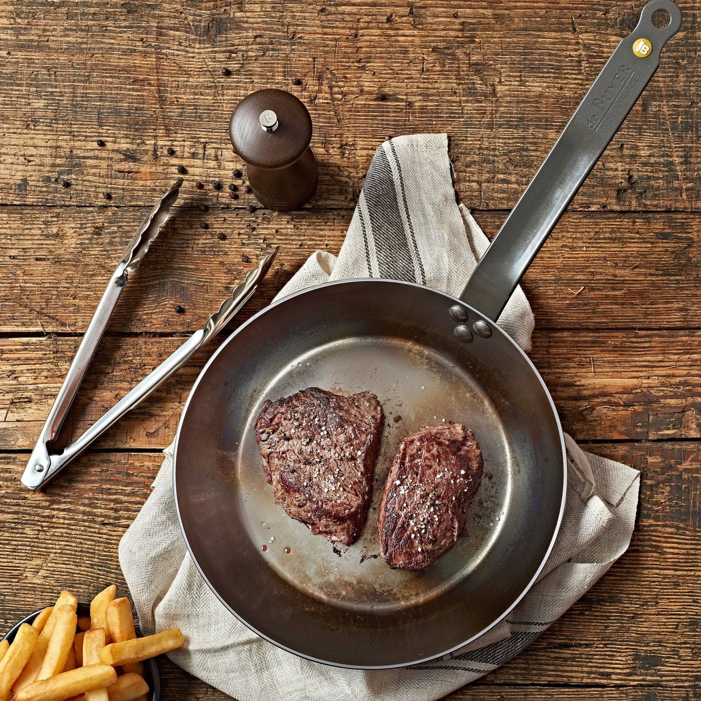 de Buyer - MINERAL B Classic Carbon Steel Fry Pan