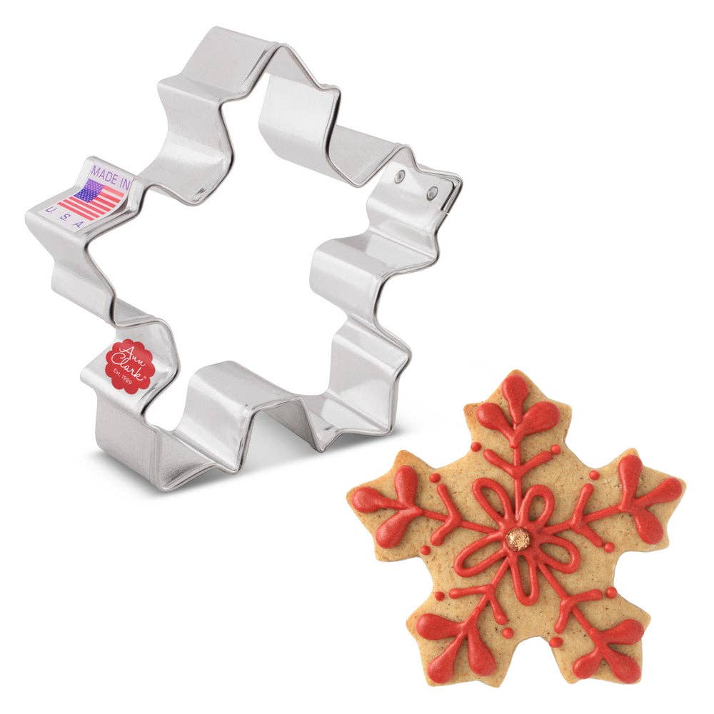 Ann Clark - Festive Snowflake Cookie Cutter, 3.25"