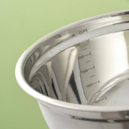 Joy Jolt, Stainless Steel Bowls with Black Lids - Set of 7