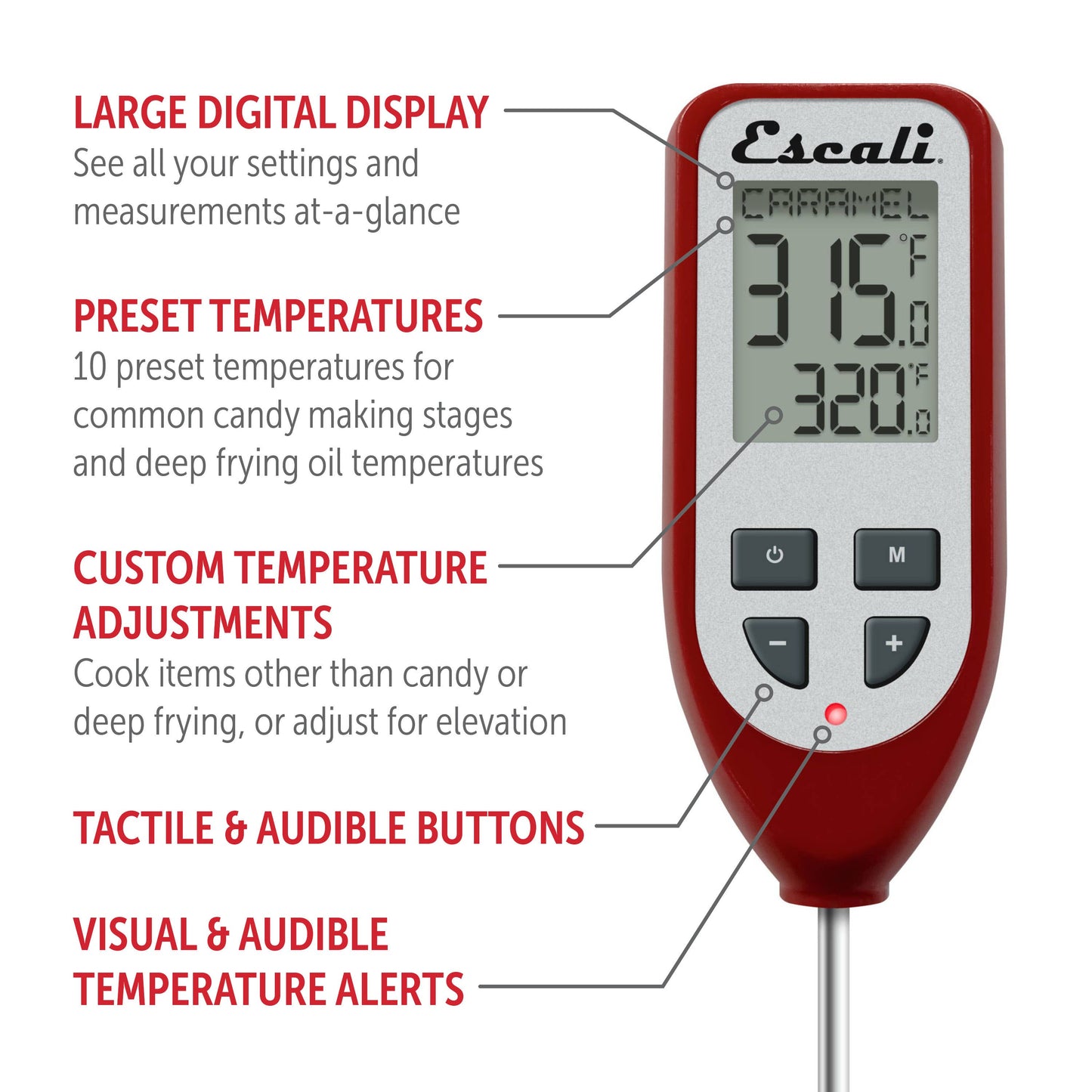 Escali , Digital Candy and Deep Fry Thermometer