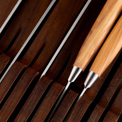 Acacia In-Drawer Knife Holder - 11 Slot