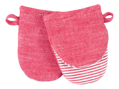 KAF Home, Strada Set of 2 Chambray Mini Mitts
