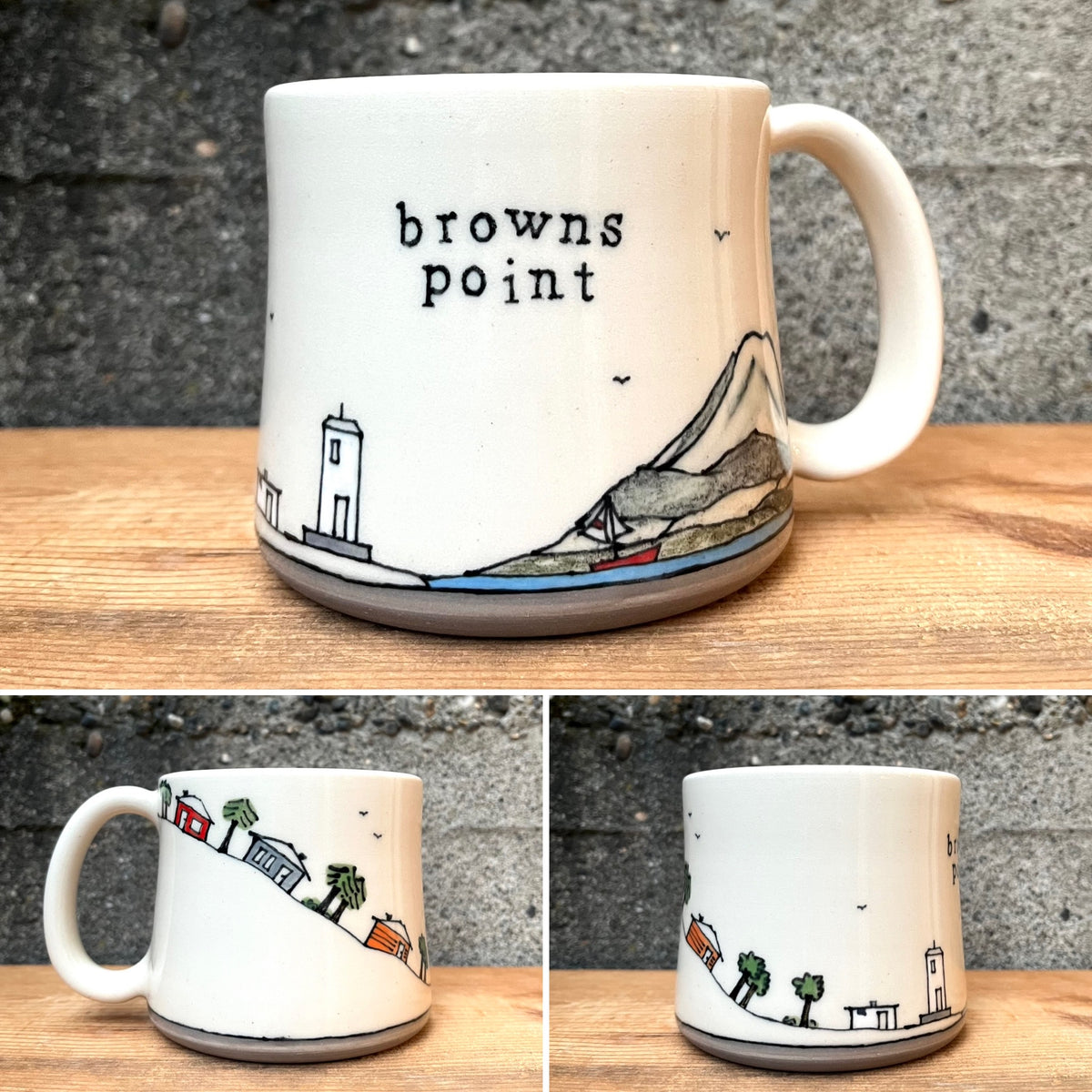 Downing Pottery Skyline Mugs (with handle)