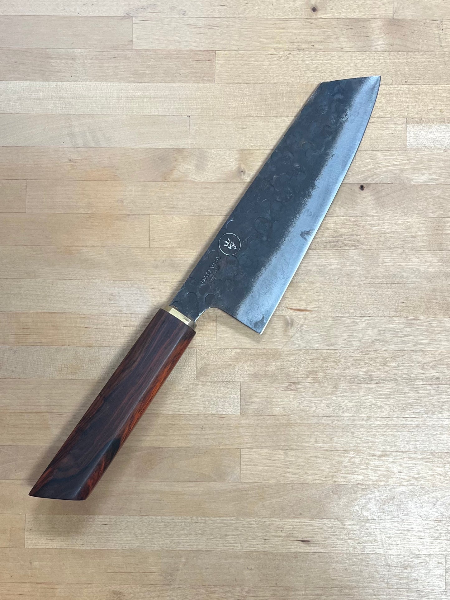 Dao Vua  knife on a cutting board