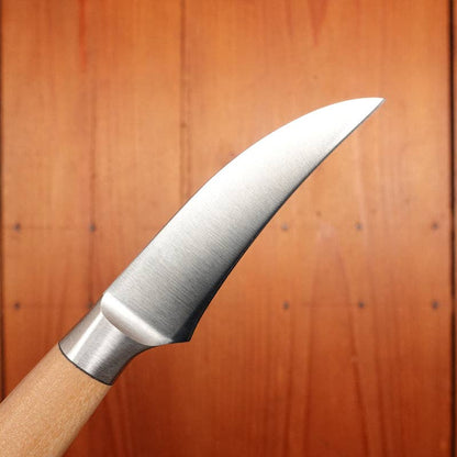 F. Herder bird's beak knife with olive wood handle