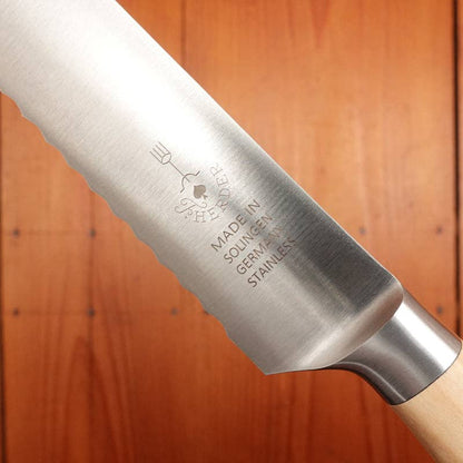 F. Herder olive wood bread knife