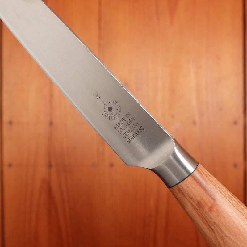 Friedr Herder Utility Knife with olive wood handle 