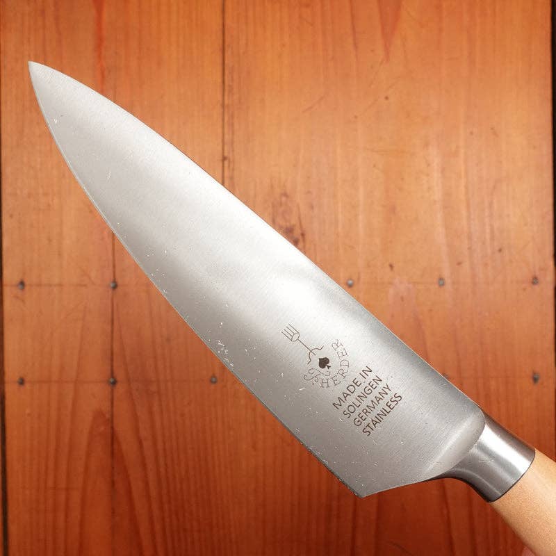 F. Herder olive wood Chef Knife, made in Germany