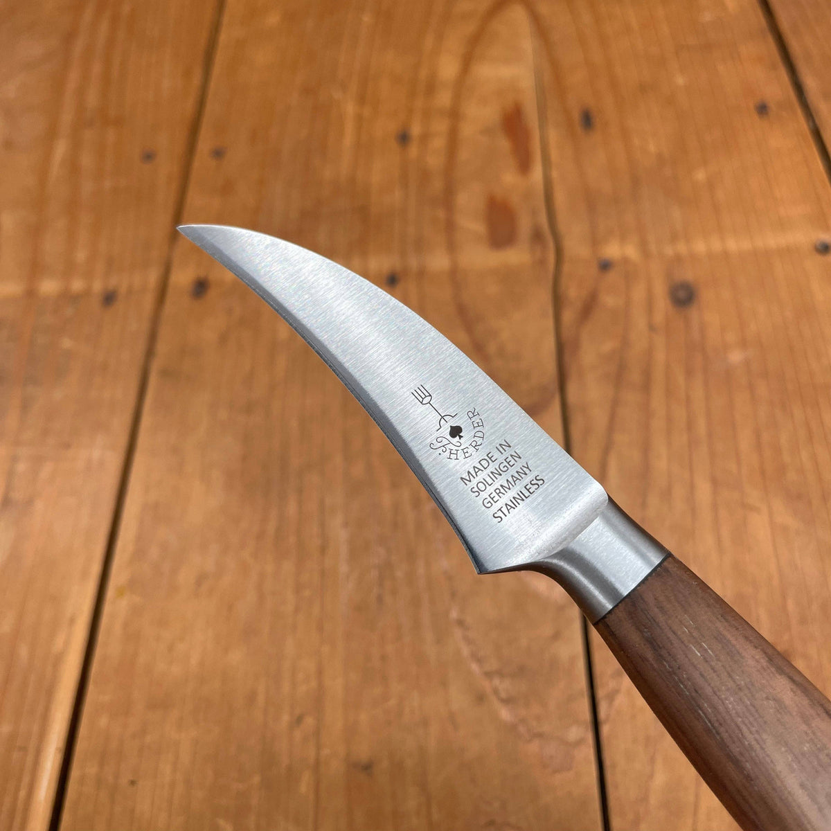 F. Herder, Birds Beak knife with walnut handle - made in Germany