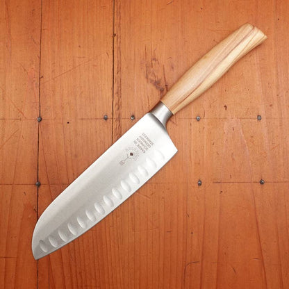 F. Herder Santoku Knife, with olive wood handle