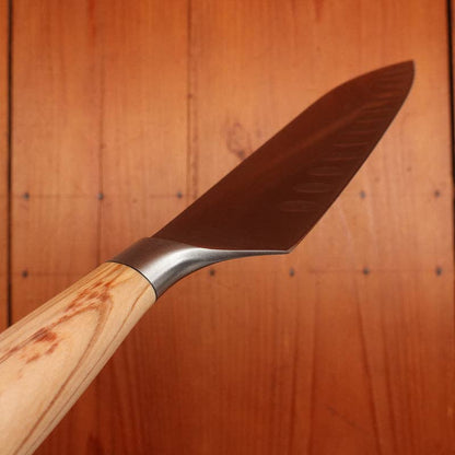 F. Herder Santoku Knife, with olive wood handle