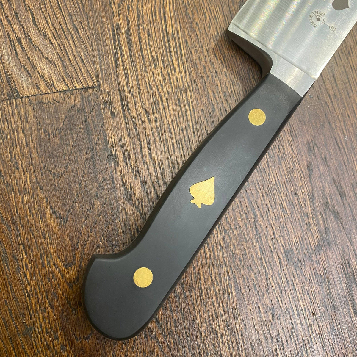 F. Herder stainless steel forged Chef Knife with black handle