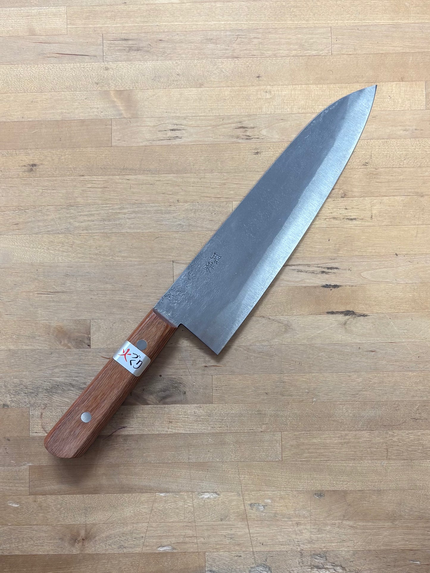 Teruyasu Fujiwara, Shirogami #1 Nashiji Gyuto 210(TF-3308)