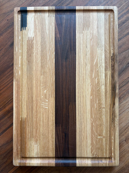 TKSM - Edge Grain Cutting Board Hardwood Blend, 18x12x1.25