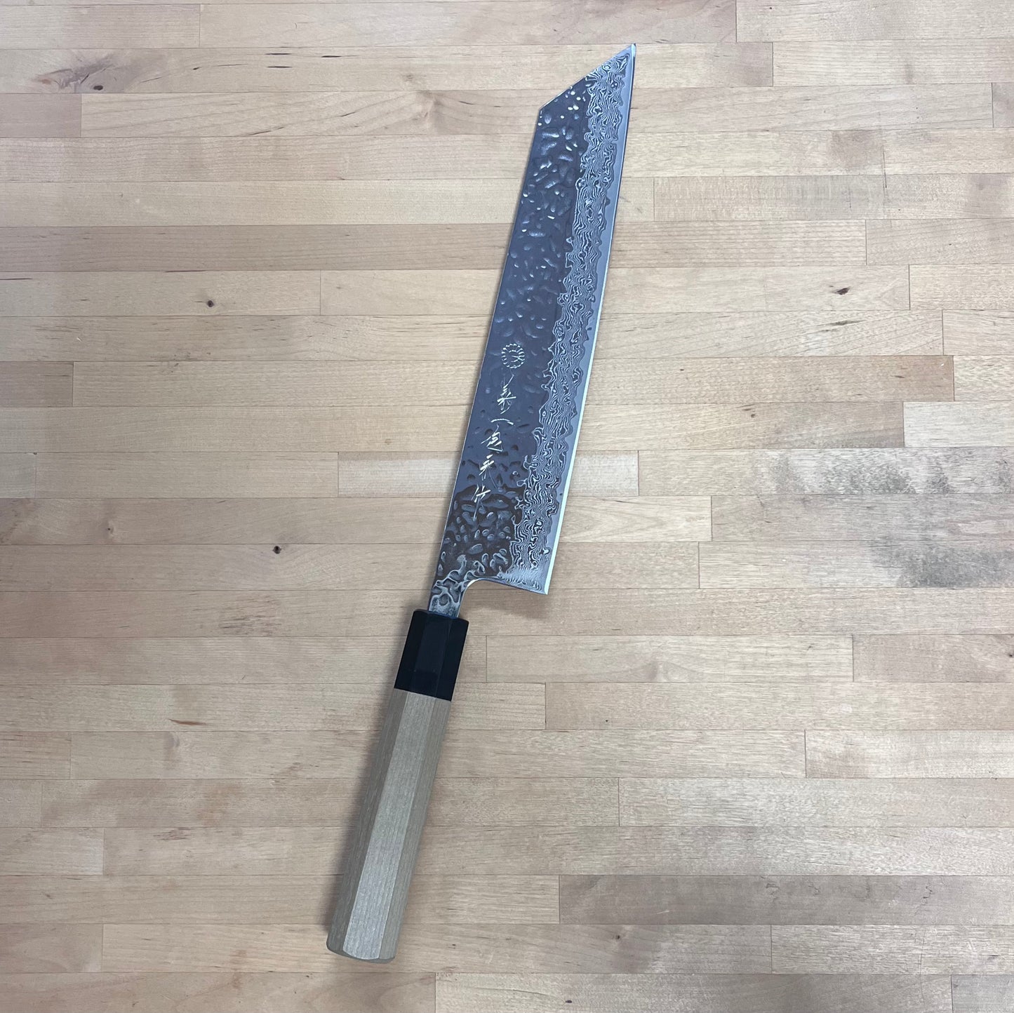 Kikuichi Mirror Damascus Series Tsuchime Kiritsuke Gyuto (MDT67-240K)