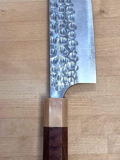 Yoshimi Kato, Hammered Silver Gyuto 210