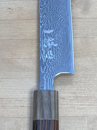 Ittetsu, Hokiyama Hamono Sujihiki 240mm - Spiral Damascus AUS10