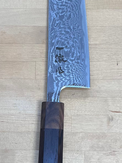Ittetsu, Hokiyama Hamono Gyuto 210mm, Spiral Damascus AUS10 - IWH-308