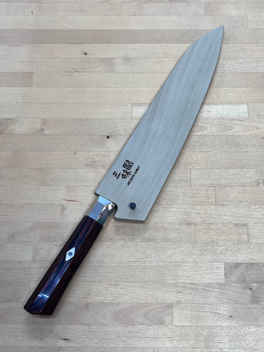 Saya, Natural Wood - for Mcusta Zanmai 210mm Gyuto