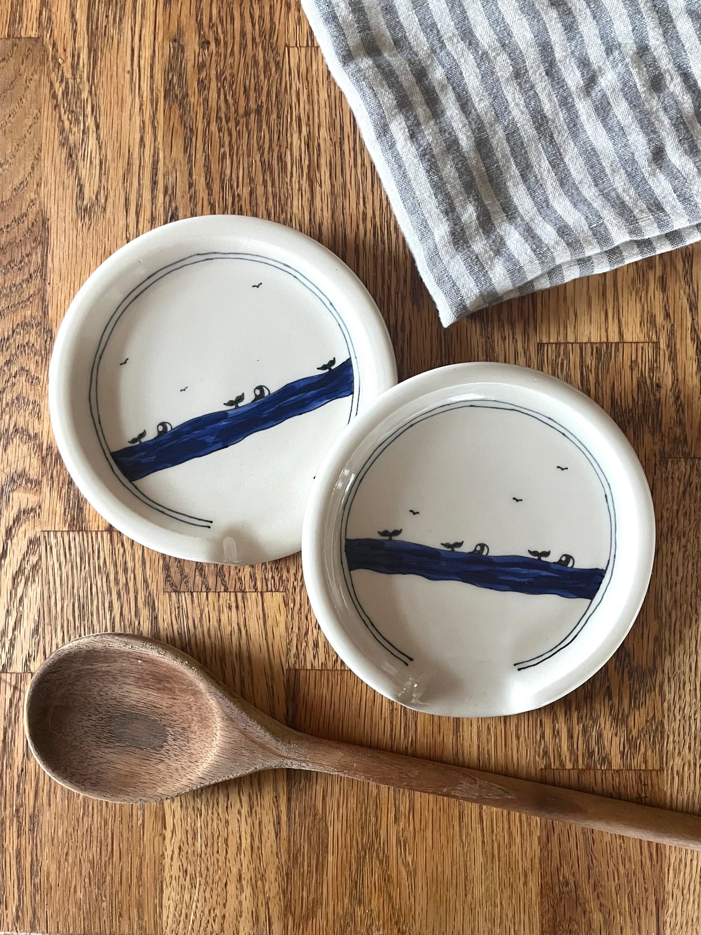 Downing Pottery Spoon Rest - Orca