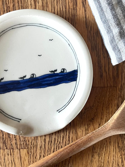 Downing Pottery Spoon Rest - Orca
