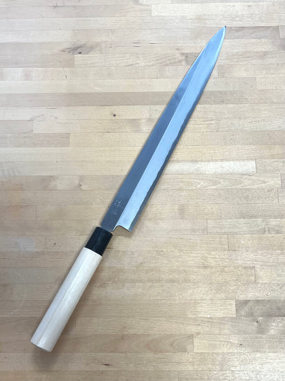 Ittesu,  Forge-welded Shirogami 2 Yanagiba 330 (IJF-11127)